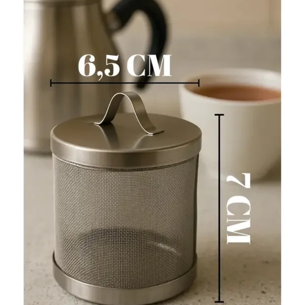 9 ve 7 cm Çaydanlık Demlik İçi Süzgeç Çay Süzgeci Kafes Paslanmaz Çelik 