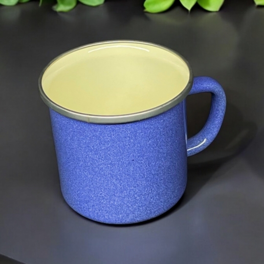 Emaye Kupa 450 Ml Emaye Bardak Kampçı Kupası 2li Set