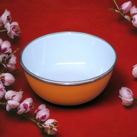 Emaye 14 Cm 3 Adet Karamel Kase