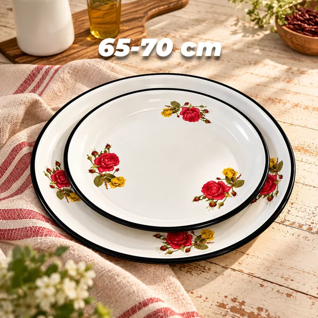 65-70 Cm Emaye Sini 2'li Set