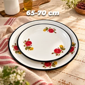 65-70 Cm Emaye Sini 2'li Set