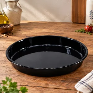 Emaye Fırın Tepsisi Yuvarlak 42 Cm